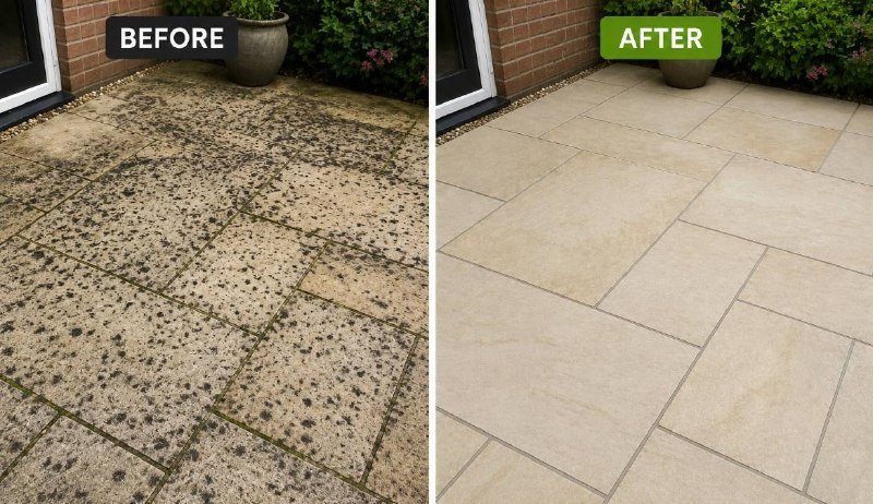 How to Remove Black Spots from Patio: Causes, Prevention and Cleaning Methods 3 Why Pressure Washing Doesn't Always Remove Black Spots