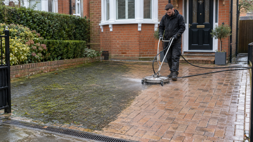 Professional Driveway Cleaning Services in West London 1 Driveway Cleaning Services West London | Thames Face Clean